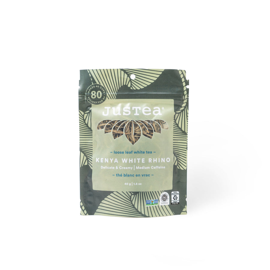 JusTea Kenya White Rhino Loose Leaf  Tea