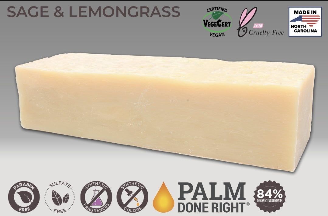 Lemongrass and Sage- All Natural Soap