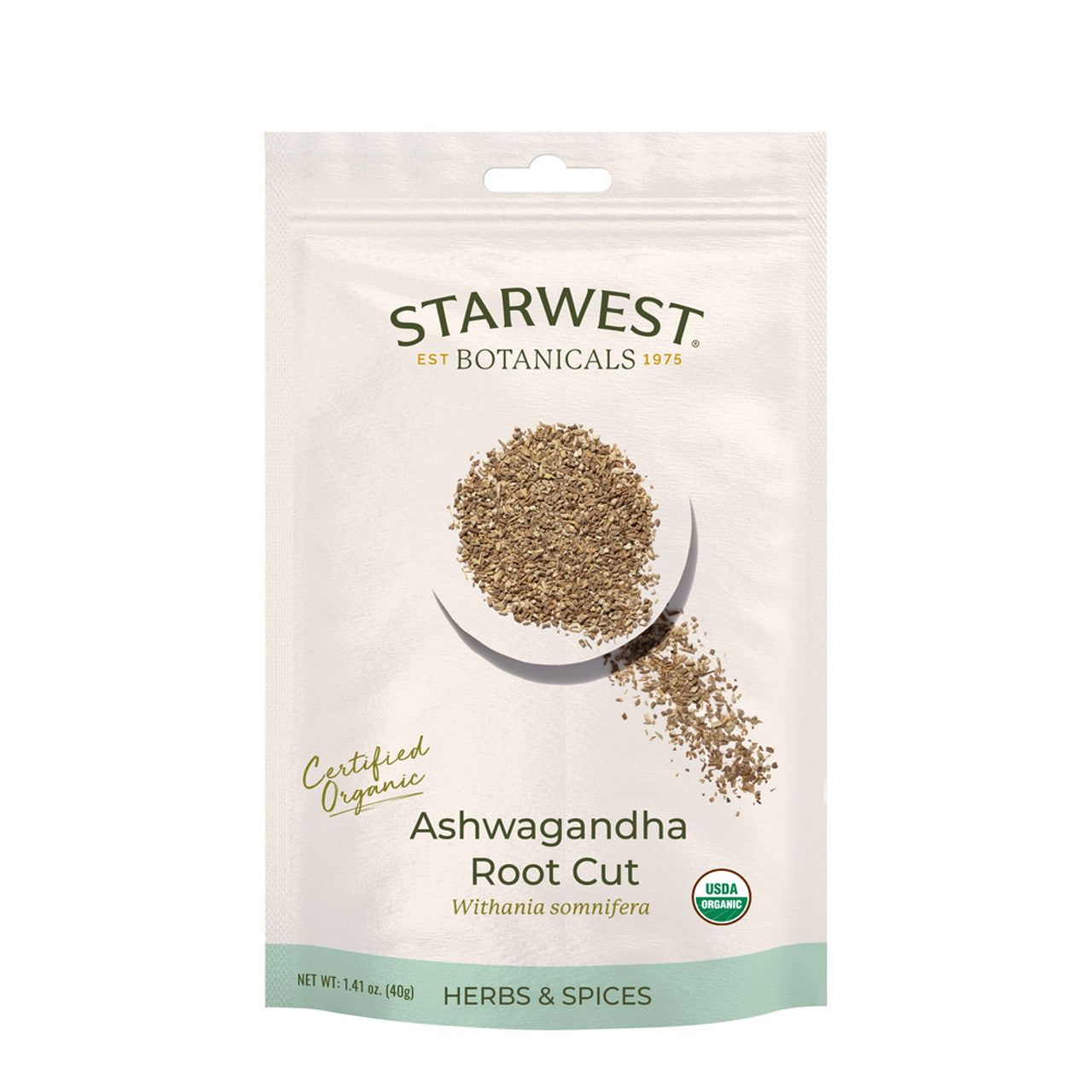 Ashwagandha Root Cut Organic Eco-Friendly