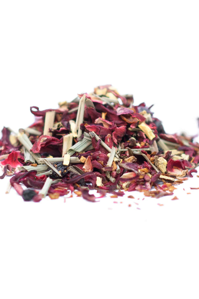 JusTea Little Berry Hibiscus Loose Leaf Tea