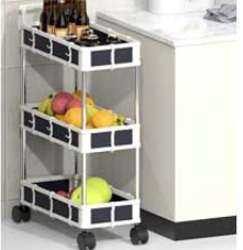 3-TIER UTILITY CART