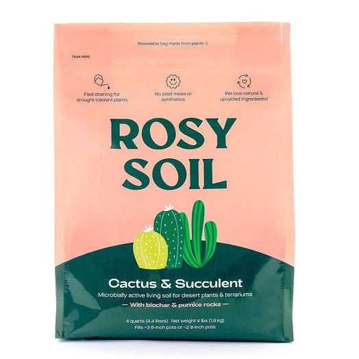 Rosy Soil Cactus & Succulent Blend