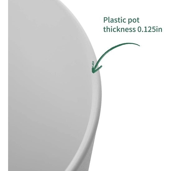 Plastic Pot with Drainage